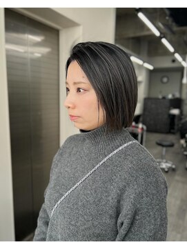 コード 四条河原町駅店(CHORD) シャドールーツ/切りっぱなしボブ/髪質改善/京都三条河原町