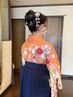 【七五三・卒業式にオススメ】袴着＋ヘアセット