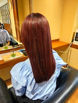 ユウヘアー 本山店(U Hair) ピンクブラウン/大人ロング♪/ブリーチ