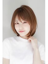 ギークス(GEEKS)&nbsp;【GEEKS渋谷】顔周りレイヤー/ボブウルフ/冬ヘア/ライトブラウン