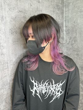 ブランニューロミエ 野田阪神店(Brand new lomie) マレットウルフ　レイヤーカット/髪質改善カラー/福島区