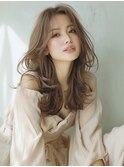 ☆ホワイトグレージュミニウルフデジタルパーマチェリーブラウン