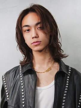 アンサー 渋谷(ANSWER) メンズボブメンズミディアムパーマニュアンスパーマメンズウルフ