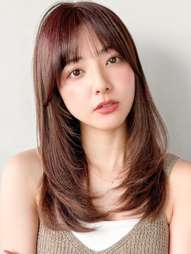 キリ 表参道(kyli) サイドバングワンカール薄めバングエアリーカールうるツヤ