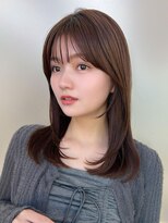 アフロート エル 大阪(AFLOAT L)&nbsp;【20代30代】顔周りレイヤー/ココアベージュ/ショコラブラウン