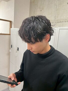 ロッカ(ROCCA) ウェット質感のゆるパーママッシュ