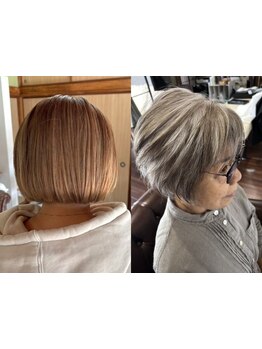 【高松/元山町】通いやすいアットホームサロンで白髪染め・白髪ぼかしを＊親子で通ってくださる方も多数◎