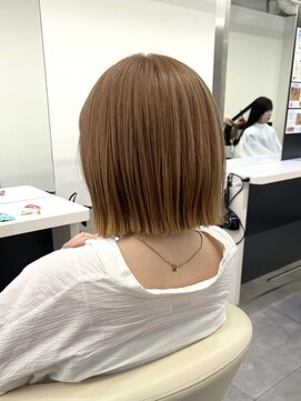 ノウハウ キョウト(KNOWHOW kyoto) ハイトーンボブ/ハイトーンベージュカラー/ダブルカラー