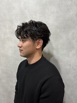メンズサロン ルレイル(Men’s salon REIR)&nbsp;センターパート×フェザーパーマ
