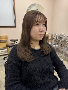 キュオンシア(CUEON. ciea) レイヤースタイル！ワンカールで内巻きに！！