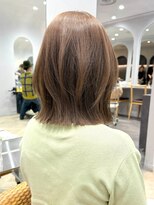 ティエラ 原宿 表参道(Tierra)&nbsp;原宿表参道 春におすすめミントベージュ こなれレイヤーボブ