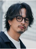 原宿メンズパーマ波巻きパーマプードルパーマッシュウルフ強め