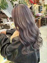 桃の木 ヘアー(桃の木 hair)&nbsp;ラベンダー×ブラック