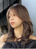 ブリーチなしダブルカラー レイヤーカット 顔周り 渋谷 原宿
