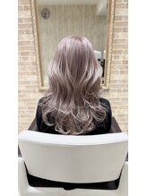 ヘアスペース エアリス(Hair space Earth)&nbsp;ブリーチカラーで叶えるハイトーンピンクベージュカラー
