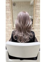 ヘアスペース エアリス(Hair space Earth) ブリーチカラーで叶えるハイトーンピンクベージュカラー