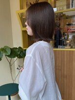 ヒントステーション(HINTSTATION)&nbsp;〈浅草 半個室〉ミディアムレイヤー×オリーブブラウン