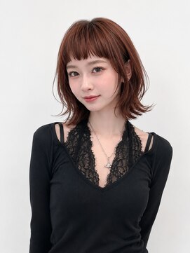 バポス ヘアサロン (BAPOS Hair Salon) バンク短め大人ボブ外ハネ