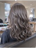 【UHair】ナチュラルグレージュハイライト