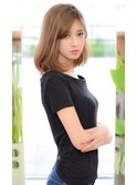  [オージュアサロン/恵比寿]ハーフモデル風ミディアムボブ