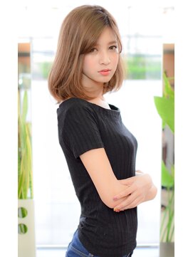 キサ ファータ 恵比寿(kisa fata) [オージュアサロン/恵比寿]ハーフモデル風ミディアムボブ