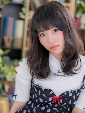 カバーヘア ブリス 川口(COVER HAIR bliss) ■bliss川口4-3★■ふんわりくせ毛風☆黒髪無造作ウェーブ