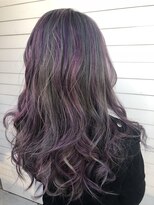 リミックス ヘアー(RE MIX HAIR)&nbsp;パープルハイライト×イルミナカラー