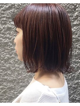 ブルートマト(BLUE TOMATO) デジタルパーマで作る外ハネボブ