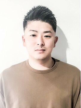 フジヤマ バーバー ショップ(FUJIYAMA BARBER SHOP) 七三オールバックツイストパーマコンマヘア