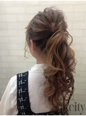 ルーズなポニーテール【TEL予約でお得】¥2300→¥2100