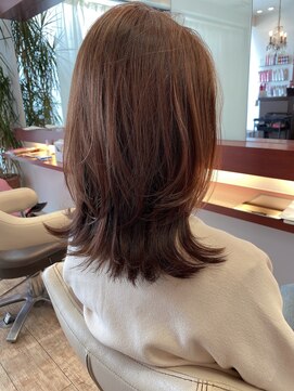 マーリャヘアー(mallia hair) くびれ外ハネミディアム☆彡
