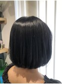 【EIGHTたまプラ】デザインカラー切りっぱなしボブ