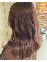 ナンプウ(Nanpu) 透明感コーラルベージュ/なみなみウェーブ/フェミニティ20代30代