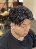 センターパートウェーブ