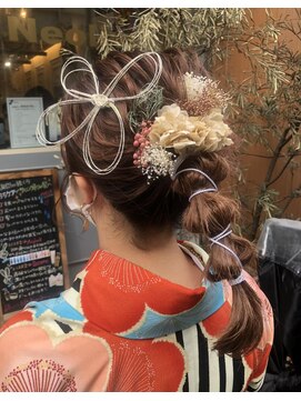 ネオリーブアイム 横浜西口店(Neolive aim) 卒業式ヘアセット
