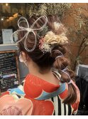 卒業式ヘアセット
