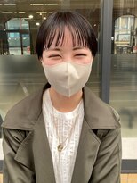 リビング 津田沼(LIVING)&nbsp;マッシュ/くびれヘア/ビタミンカラー/艶ボルドー[津田沼駅]