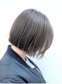 『切りっぱなし ナチュラルボブ』【新宿/髪質改善】