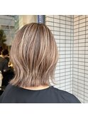白髪ぼかしハイライト☆