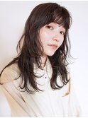 波巻のレイヤー_外ハネボブセクションカラーペールベージュ_8707