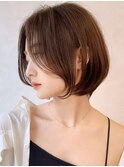 伸ばしかけでも上品なショートボブ/美人ショート/ショートボブ