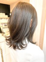 キャアリー(Caary)&nbsp;福山市美容室Caary人気イルミナカラーオリーブアッシュ