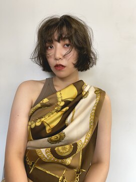 タロ(TALO) 【TALO】move bob × 柔からカーキグレージュ