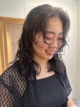 ニール シトロン 名古屋 伏見 丸の内(NEELU citron) 【Neeluscuro_yuna】ミディアムパーマ