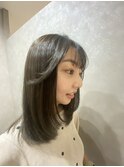 重め顔まわりローレイヤー