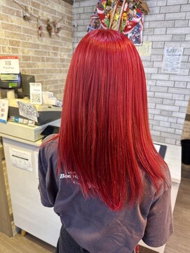 ヘアーリゾートガーデンバイトロント 船橋法典店(Hair Resort Garden by Toronto) レッド【船橋、西船橋、市川大野、新船橋、塚田】