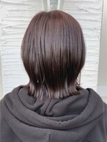 ヘアーエポック(hair epoque) 小顔ストレートボブ黒髪グレージュダークアッシュモード