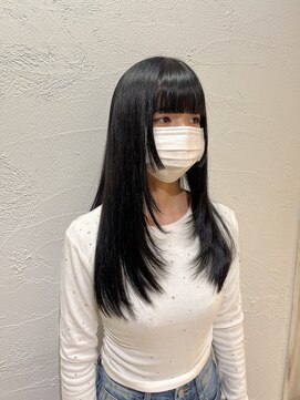 アジールヘア 池袋東口店(agir hair) 艶感グレーブラック顔周りレイヤー&姫カット美髪のススメ