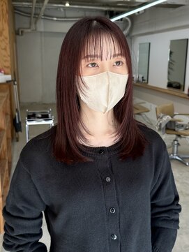 ヤエ(yae) レッドブラウンのミディアム