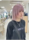 ピンクラベンダー/平塚市美容院/暖色カラー